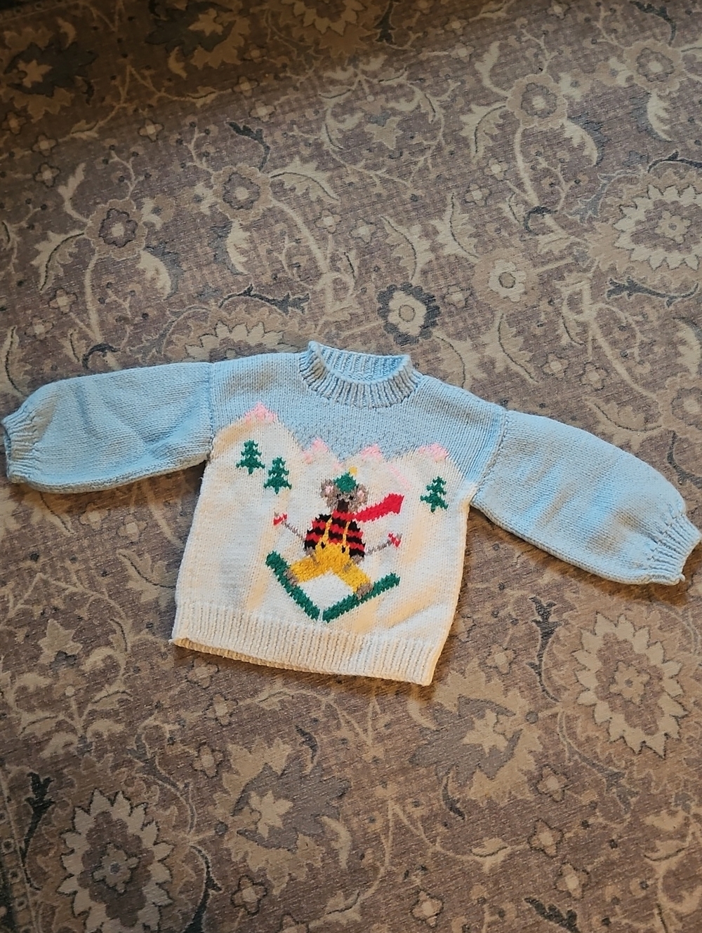 Vintage Handknit Sweater - Kids Size 2/3T
